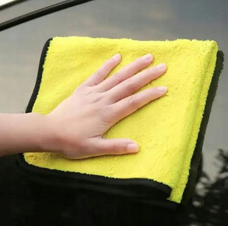 Universal Microfiber Car Drying Towel, 2 Pcs, 30x40cm