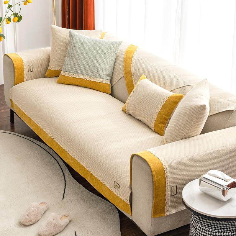 

Новые хлопковые и льняные диванные подушки на все времена года, нескользящие подушки, простые чехлы на диваны, чехлы на спинки, подушки на сиденья 70*70cm