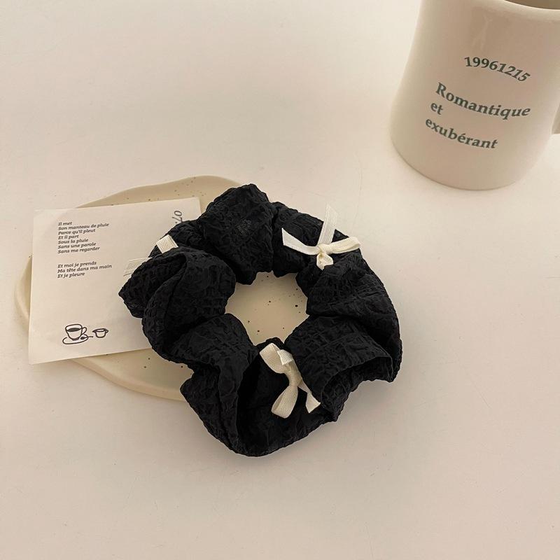 

1 шт. Французская универсальная однотонная тканевая резинка для волос с бантом, корейское украшение для волос, повязка на голову для женщин