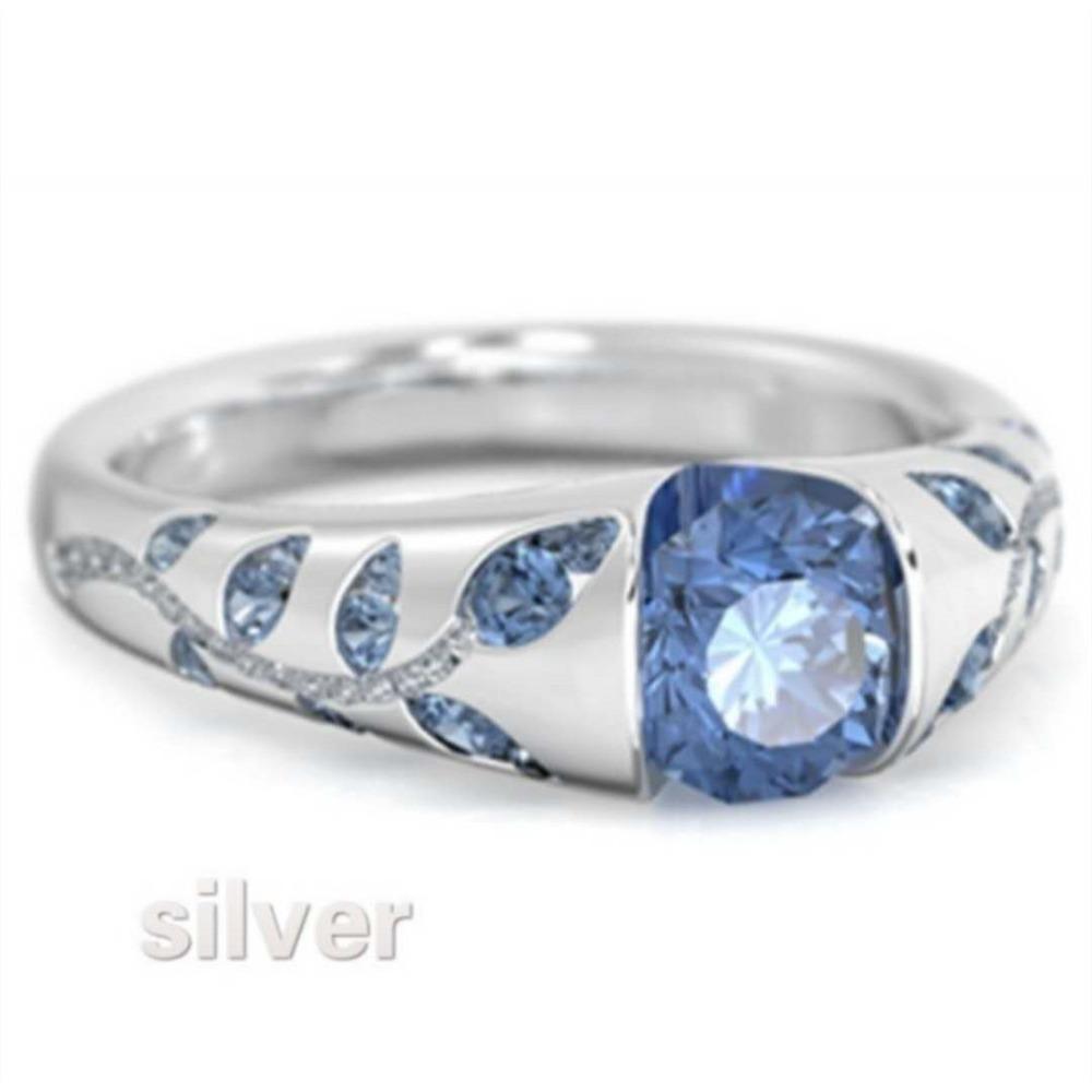 

Elegant Leaf Gemstone Rings for Women Stylish Minimalist Jewelry no. 11 платиновий