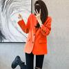 Suit Jacket Women's Spring Temperament Korean Version of The Wild Small Commuter Khaki Suit Jacket Women
