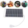 5V 5W USB Solar Panel Professional High Efficiency Monocrystalline Silicon Portable Handheld Solar Panel   for Camping Travel Outdoor