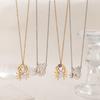 New Fashion Ocean Cute Crab Zircon Pearl Pendant Necklace