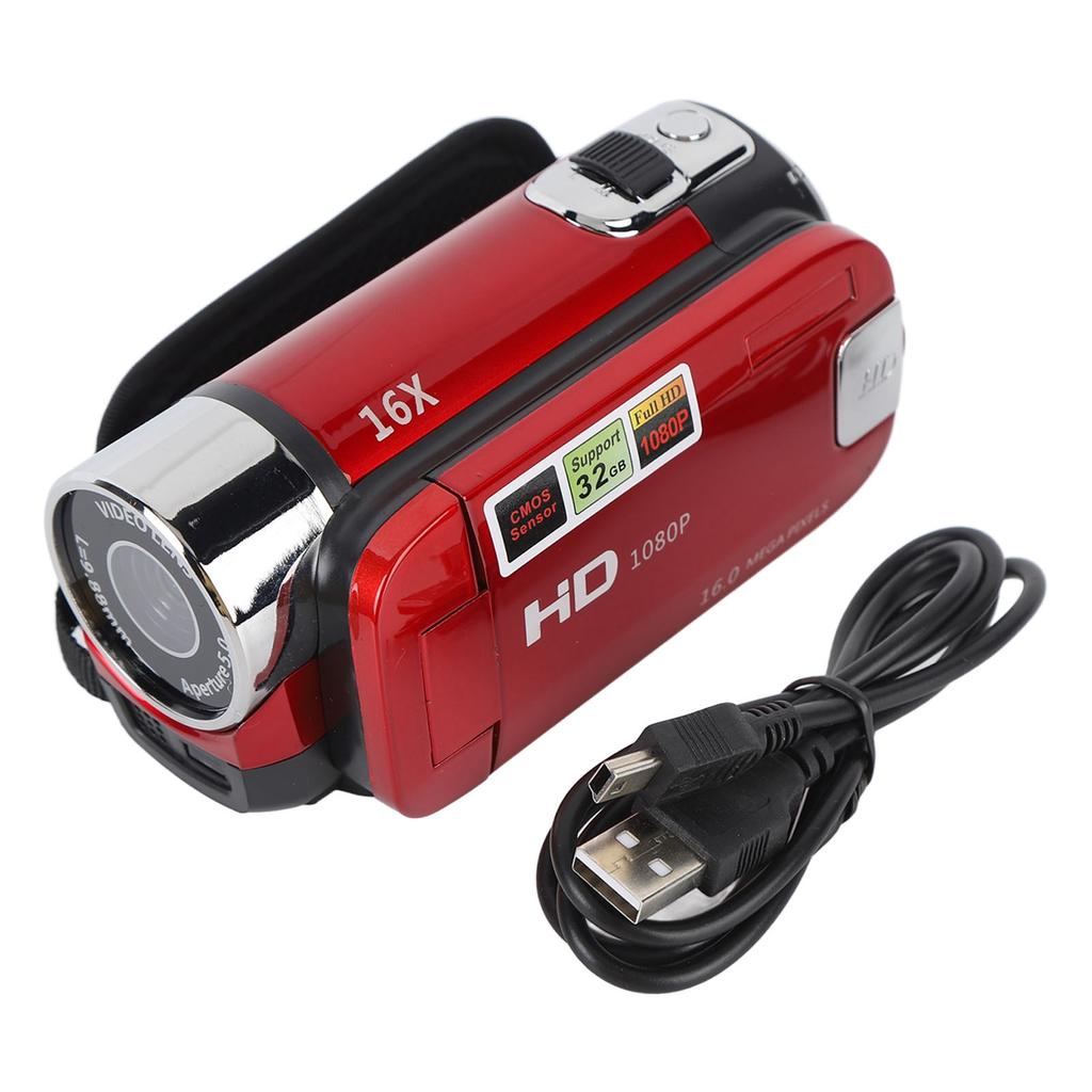 4K 48MP DV Camera 2.7in   Rotatable Screen 16x Digital Zoom Video Camera with USB Cable