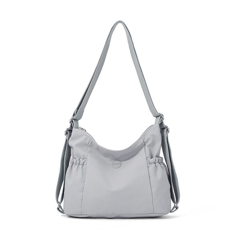 Women's Water-Repellent Nylon Crossbody Backpack - Large Capacity, Lightweight, Multifunctional Travel Bag