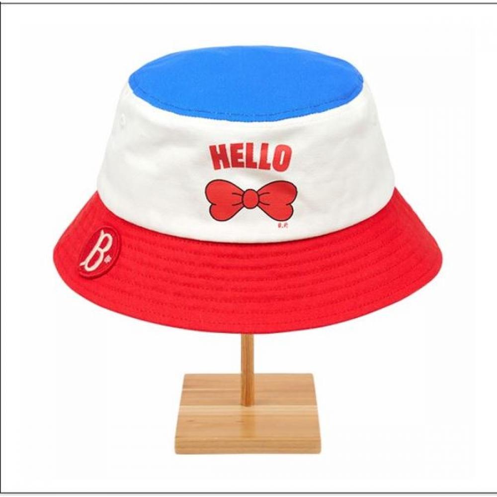 Bebe De Pino Hello Ribbon Colorblock Bucket Hat Bp51ah330 Ivory/F
