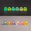 24pcs Mini Ghost Halloween Figures Resin Miniature Animals for Garden Decoration Dollhouse Micro Landscape