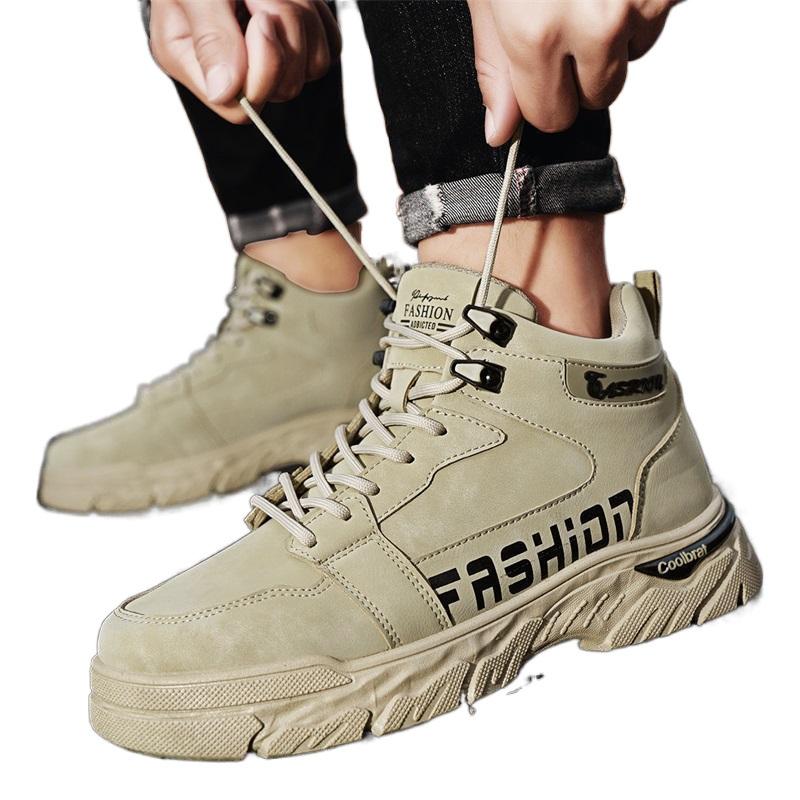 Men's Shoes Autumn New Retro Casual Fashion Versatile Outdoor Versatile Sports Thick-soled Non-slip Wear-resistant Tooling Trendy Shoes