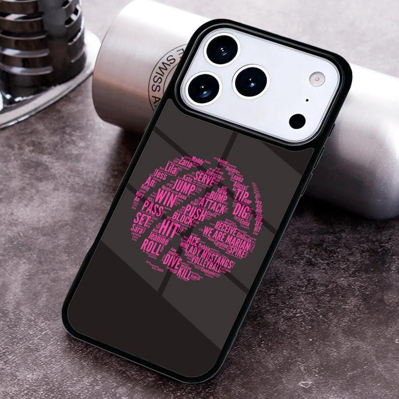 Play Volleyball Ball soft Phone Case for iPhone 17 16 15 Pro Max Air 14 13 12 11 Plus Shockproof Capa Cover