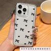 Transparent Bow Is Suitable for Apple 15promax Mobile Phone Case Iphone13/12pro Anti-drop 16/14/11