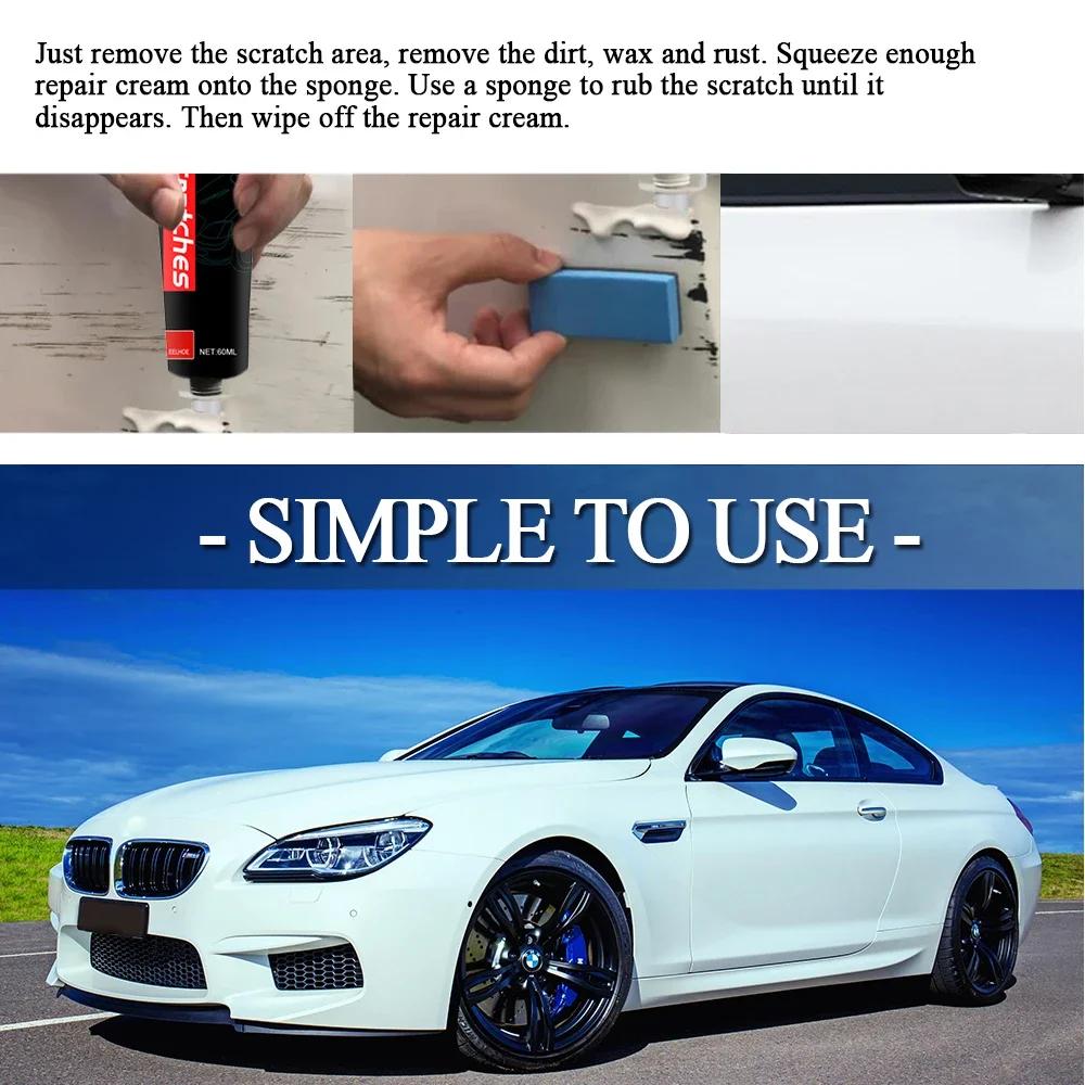 Car Scratch Scratch Polishing paste Paint Finish cleaning decontamination wax Repair Scratch Retreading paste repair car wax new
