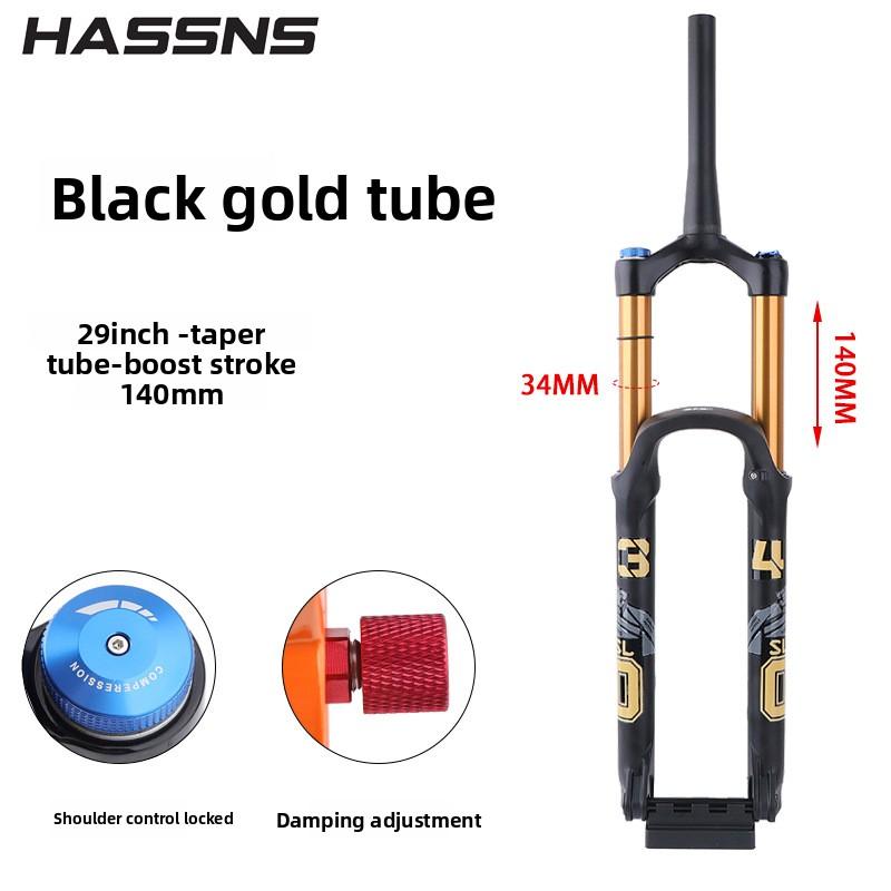 Mountain Bike Air Pressure Front Fork 34 36MM Tube 160/180 Large Stroke God Fork Barrel Shaft BOOST Air Fork