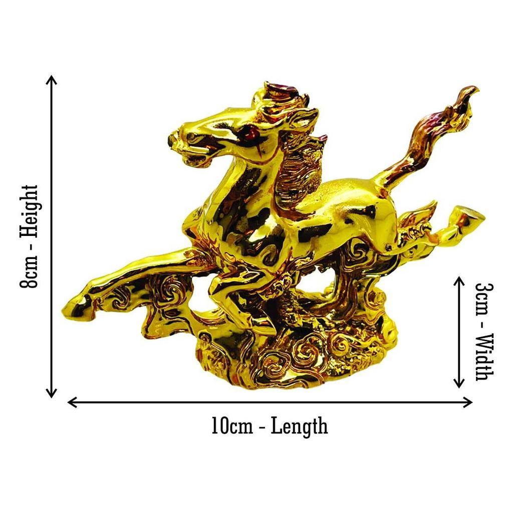 Exclusive Polyresin Fengshui Victory Running Horse for Positive Energy Vibrations