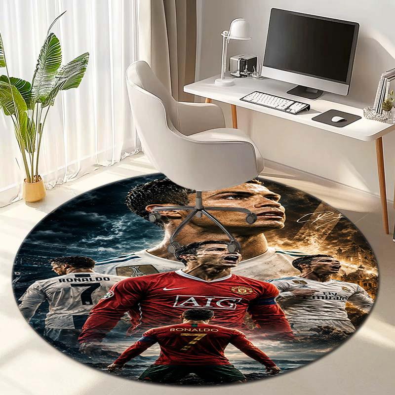 Ronaldo Legacy Iconic Moments Carpet Living Room And Bedroom Mats Home Decor Bathroom Mat Office Chair Cushion Dormitory Decoration