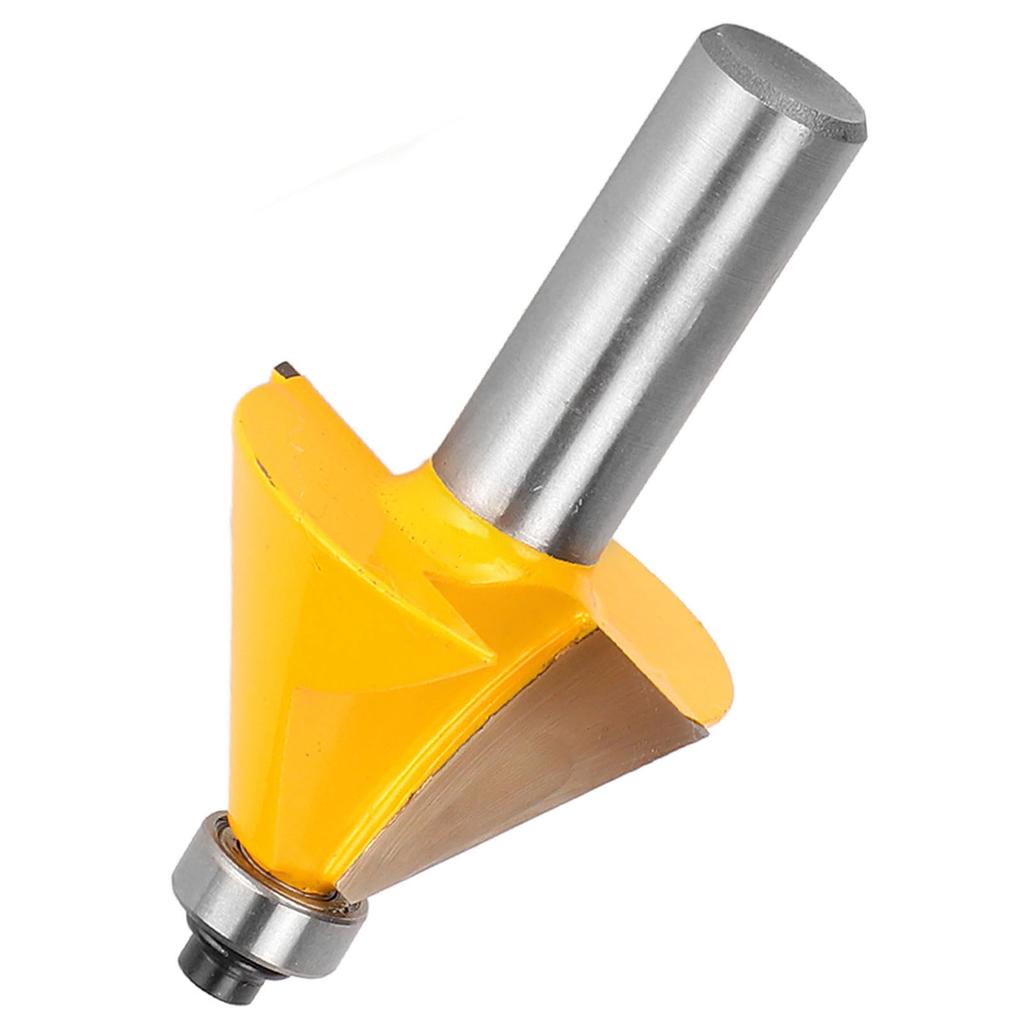 30 Degree Bevel Bit Carbon Steel YG6 Alloy Chamfer Milling Cutter for Plywood 12in