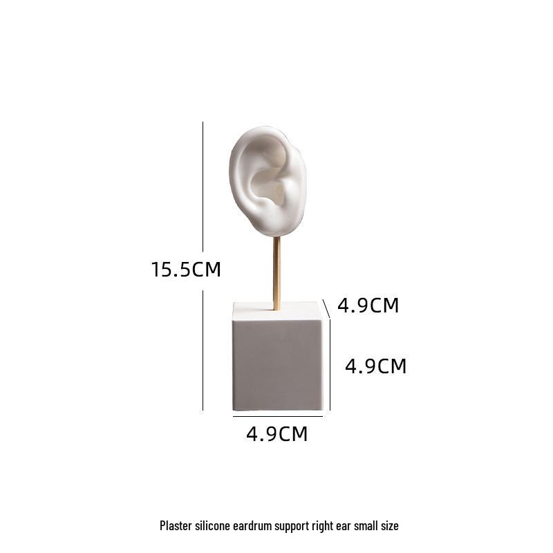 Handcrafted Plaster Hand Jewelry Display Stand - Earring Holder Ornament