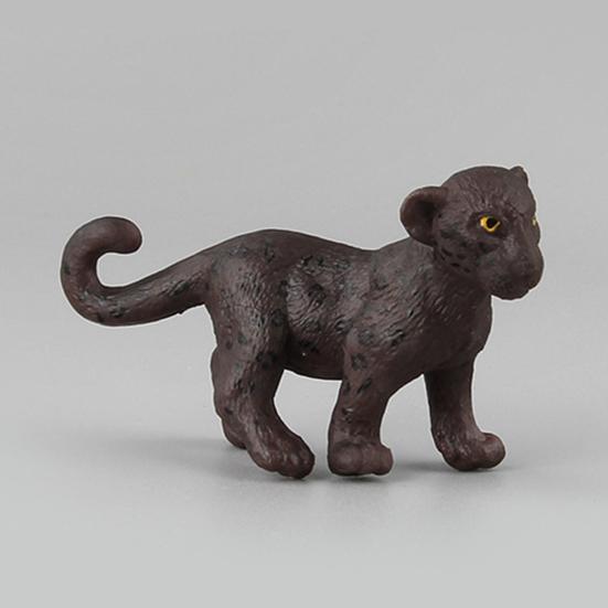 1/5Pcs PVC Leopard Model Realistic Roaring Walking Leopard Figurine Statue Sculpture Desktop