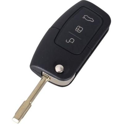 Schlüsselhülle für Ford C Max Fiesta Focus Ka Mondeo - Klappschlüssel Fernbedienung 3 Tasten Klinge®