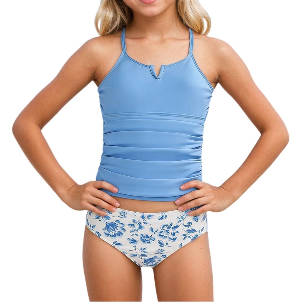 Ensemble Bikini Fille - Maillot de Bain Séparé Adolescent Haut & Bas Ensemble Maillot de Bain Adolescent Deux Pièces Maillot de Bain Pour Filles