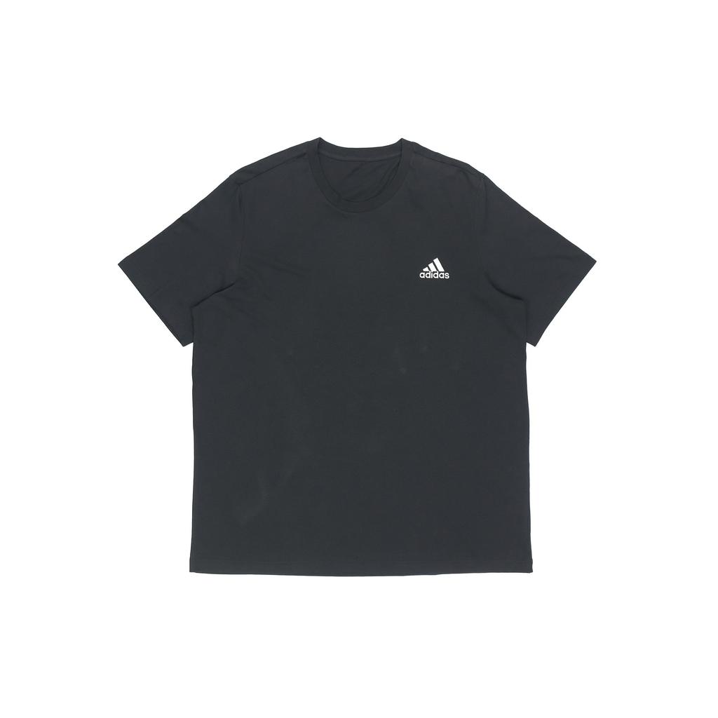 Adidas Essential Logo Sports Crew Neck Short Sleeve T-Shirt Men Tops Black GK9639