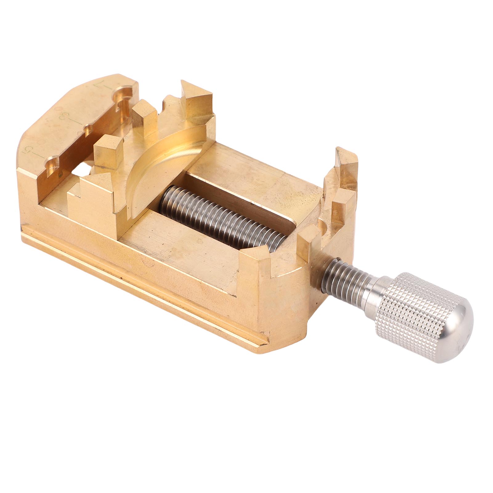 

Vise Clamp Heavy Duty 304 Stainless Steel Copper Fractal Vise Drill Press Vise for Woodworking Jewelry Making Watch Repair