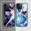 Japanese anime inazuma eleven Phone Case For iPhone 16 15 14 13 12 11 X XR XS 8 Plus Mini Pro Max Glass Magnetic Case