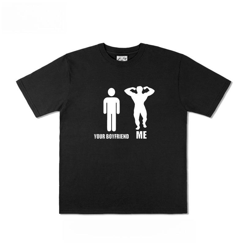 2026 New Funny Joke Gym Fun Fitness Printed TShirt for Men and Women Short Sleeve TShirt Mens Top S