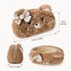 Plush Plush Pencil Case Bear Pencil Pouch Multi-Purpose Fluffy Animal Pen Bag  School Supplies
