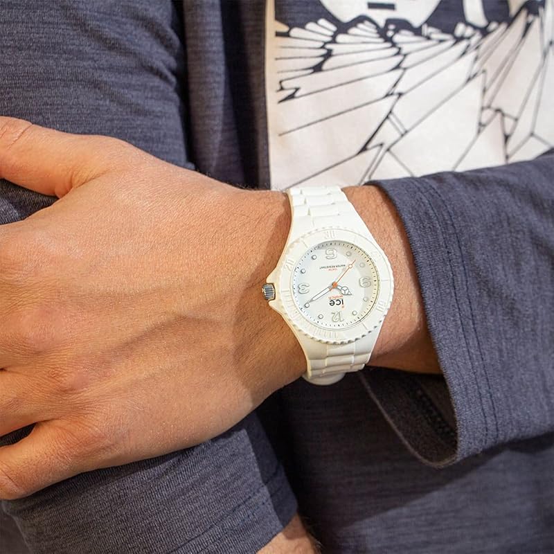 Authorized Distributor [Ice-watch] Ice Watch Clock Watch Men's Unisex 019150 Ice Generation ICE Generation White Forever Medium