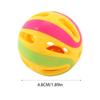 4.8cm Cat Toy Ball with Bell, Interactive Cat Playing Bell Toy, Portable Hollow Cat Jingle Ball toy, pet cats playing supplies