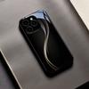 Business Gold-black Texture Phone Case for Iphone 17 Pro Max Cover Built-in Glass for iPhone 17 16 15 14 13 12 Pm Pro Plus
