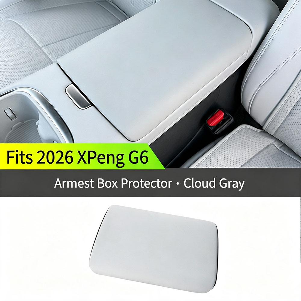 For Xpeng G6 2026 Storage Box Armrest Box Central Control Handrail Box Protective Cover Modified Car Interior Accessories