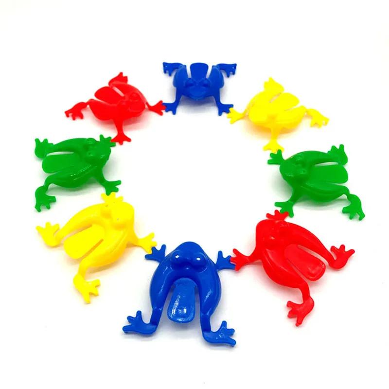 20 Pcs Jumping Frog Fidget Toys, Bounce Press & Pop Stress Reliever For Kids, Novelty Party Favors & Birthday Gift For Children
