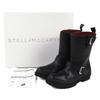 Great Stella McCartney Trace buckle strap biker boots Logo VEGEA Leather 36 Used