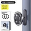 Magnetic Base Phone Mount Bracket Universal for Most Mobile Phone Rotating Aluminum Stand Holder for GYM Metal Surfaces