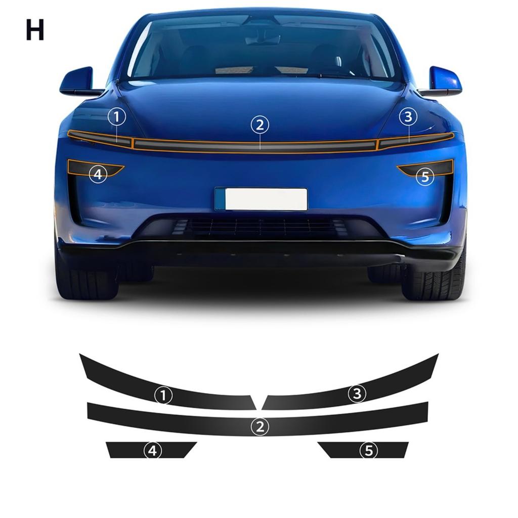For Tesla Model Y Juniper 2025-2026 TPU Clear Self Healing Anti Scratch Invisible Paint Protection Film Exterior Car Accessories