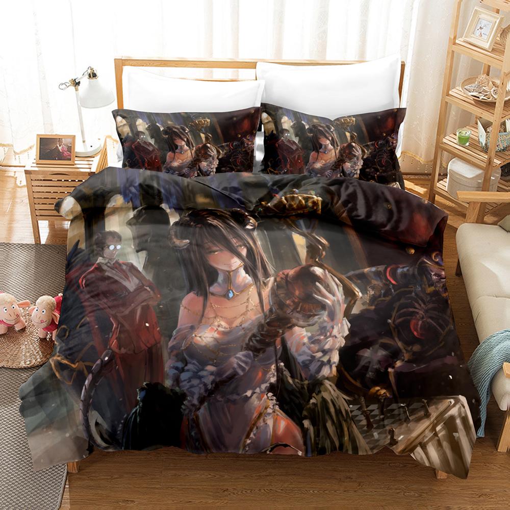 3D Print Game The Overlord Bedding Sets Duvet Cover Set With Pillowcase Twin Full Queen King Bedclothes Bed Linen Home Textiles