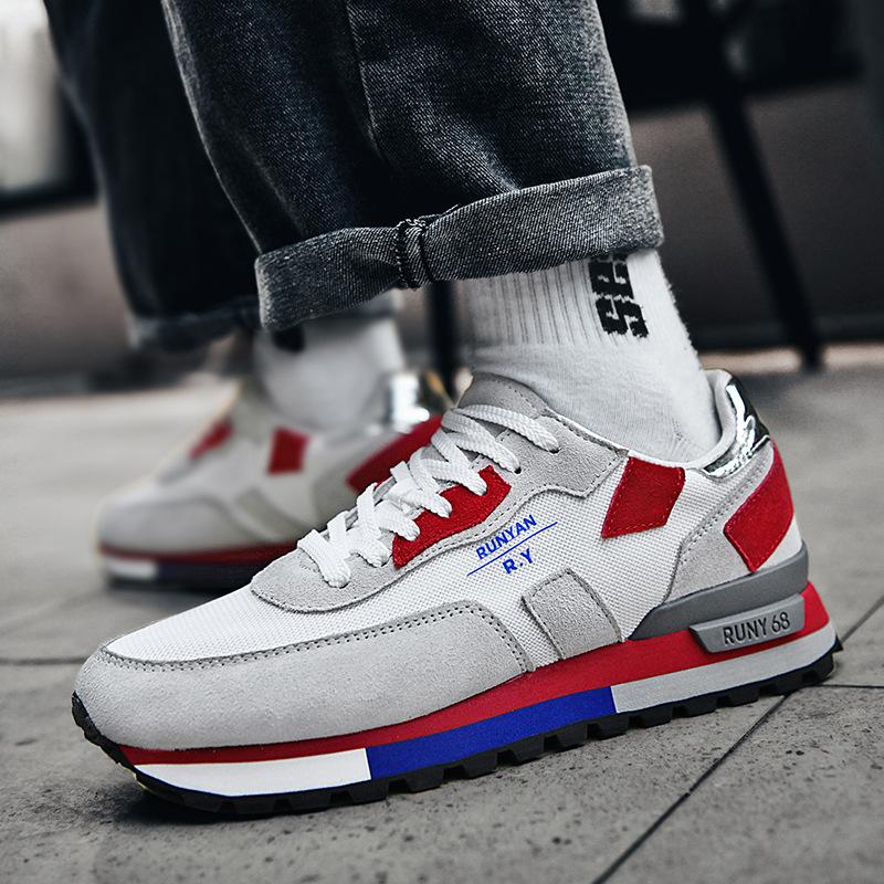 New Shoes Soft Sole Breathable Non-slip Casual Sports Shoes Niche Retro Running Shoes