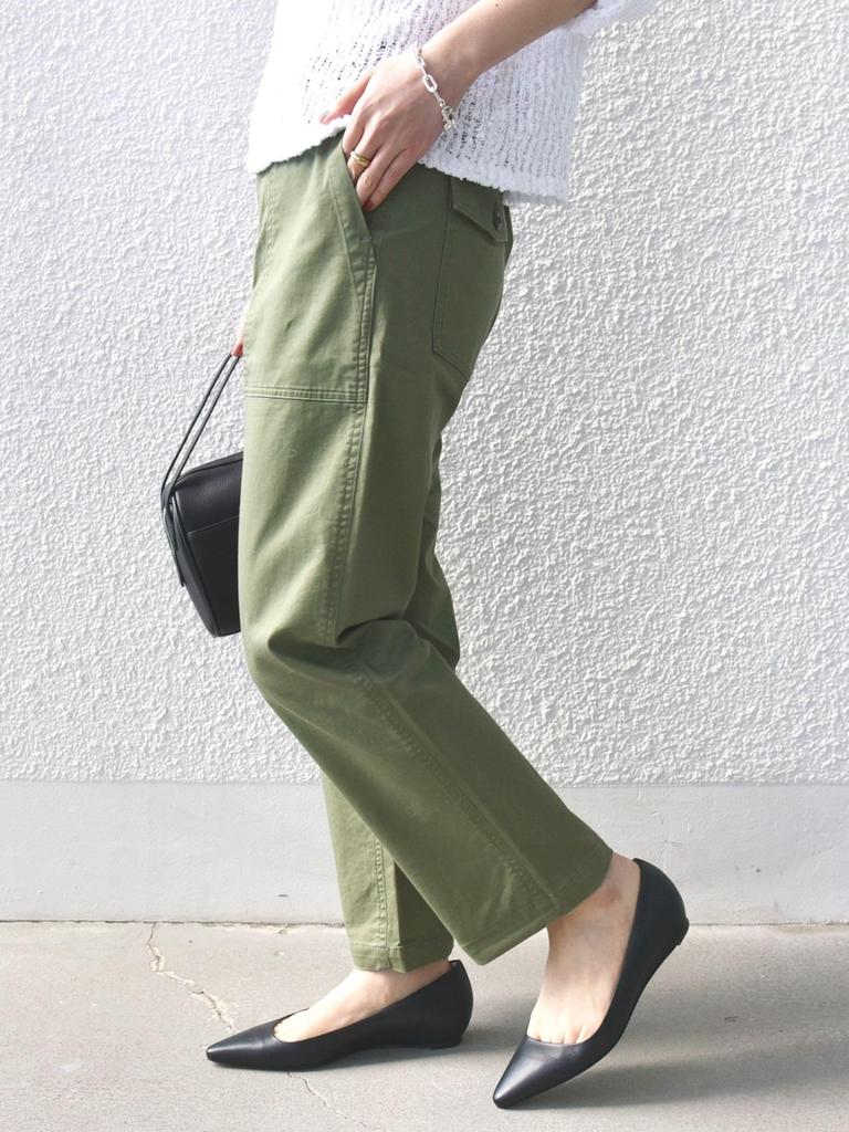 Ships for Women Stretch Basic Baker Size Available Online Only Women's Pants, Olive, 40, 313140668, (Web Pre-order)