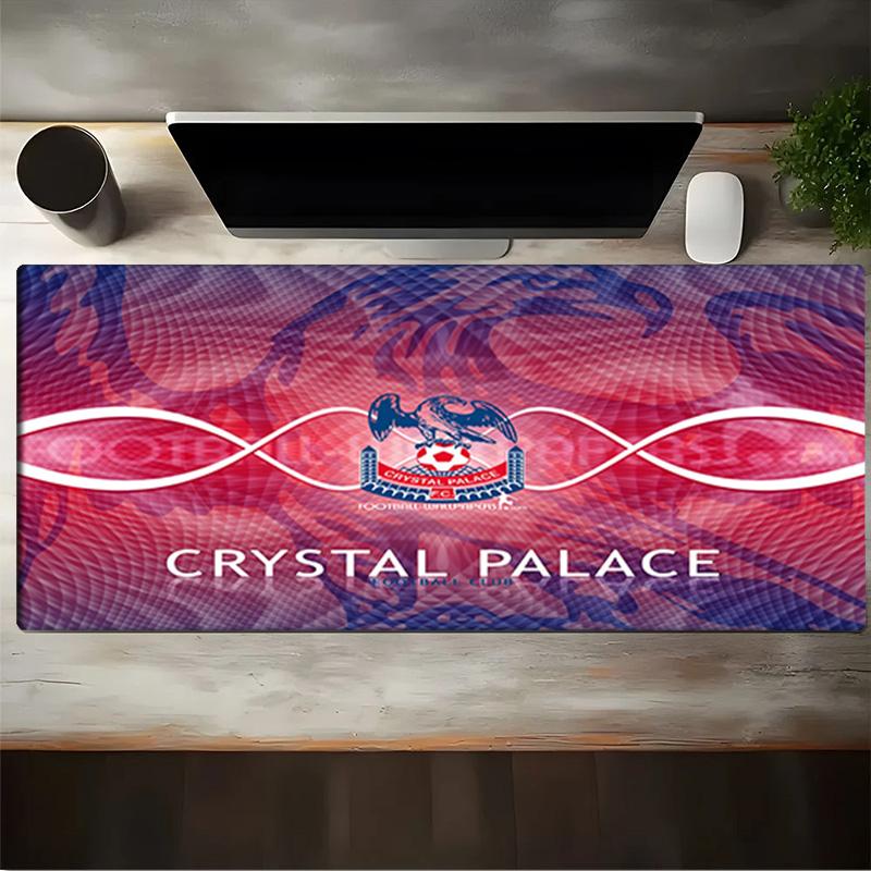 Crystal Palace Crest Design Mouse Pad, Gaming Mouse Pad, Keyboard Pad, Desk Decor for Computer Notebook Fan Gift Birthday Gift