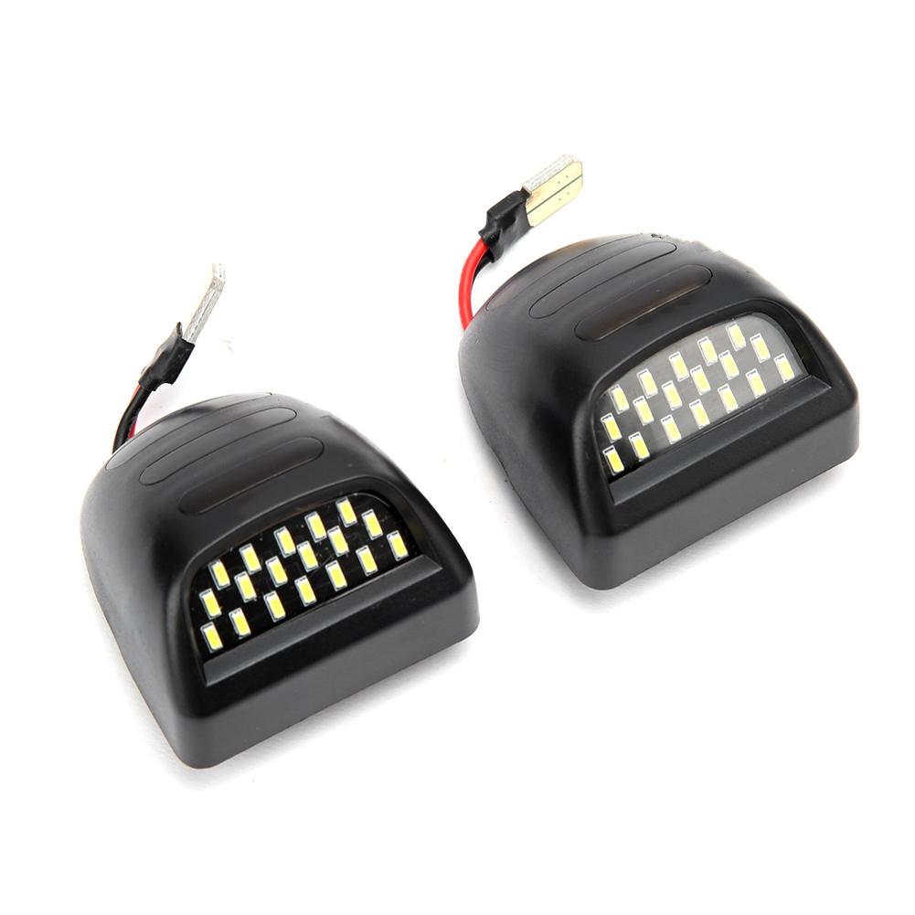2Pcs LED License Number Plate Lamp Light Fit for Chevy Silverado 1500 1999 2013DC12V