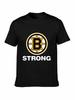 Boston Strong Logo Boston Men Black TShirt Size S M L XL 2XL 3XL