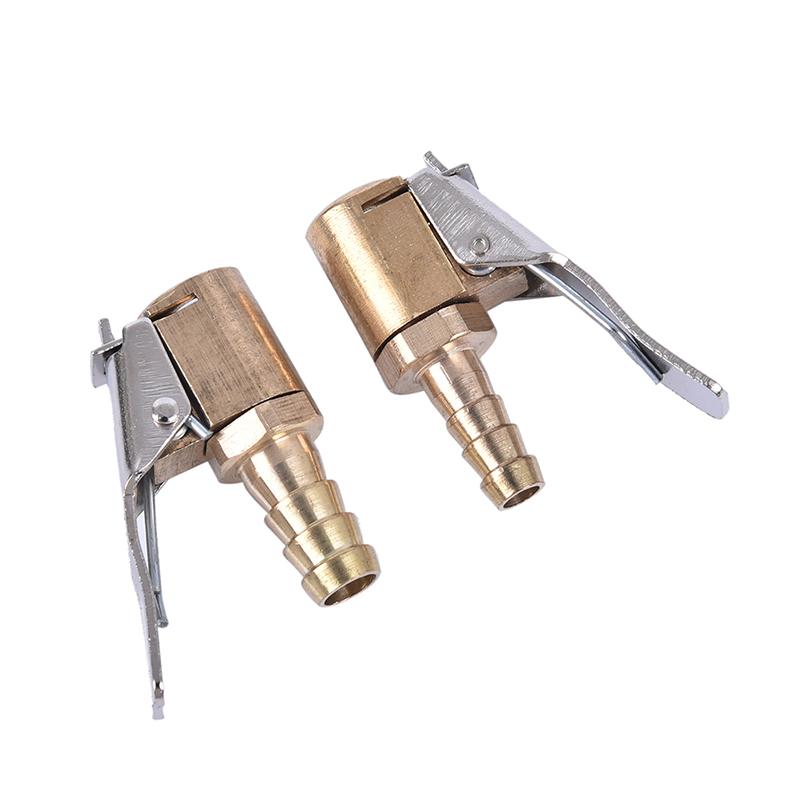1Pc Brass Car Tyre Inflator Valve Connector Air Chuck Tire Clip Lock-on Car Adapter. Valve Stems 1