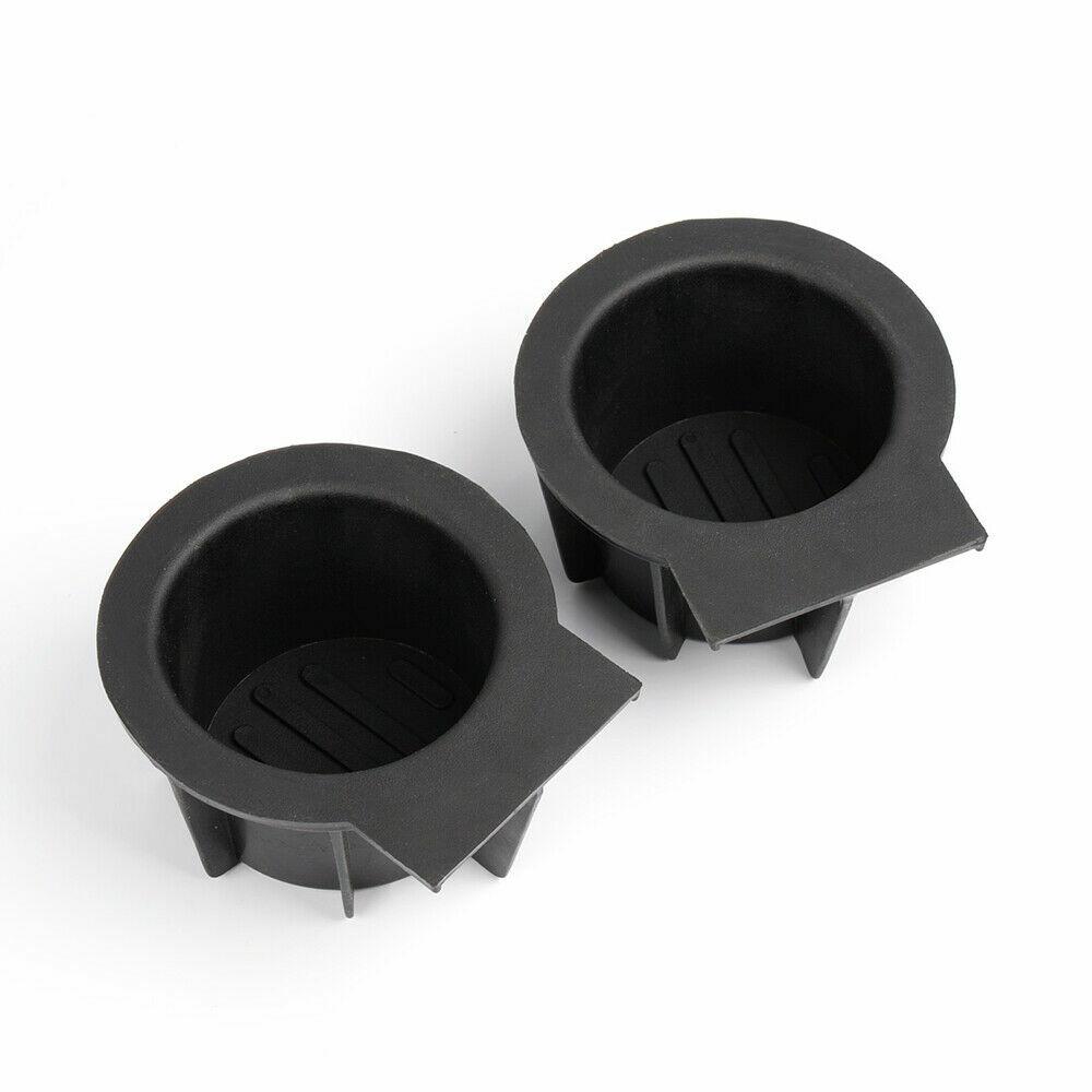 Front Console Cup Holder Insert Pair for Ford F-150 Expedition Navigator