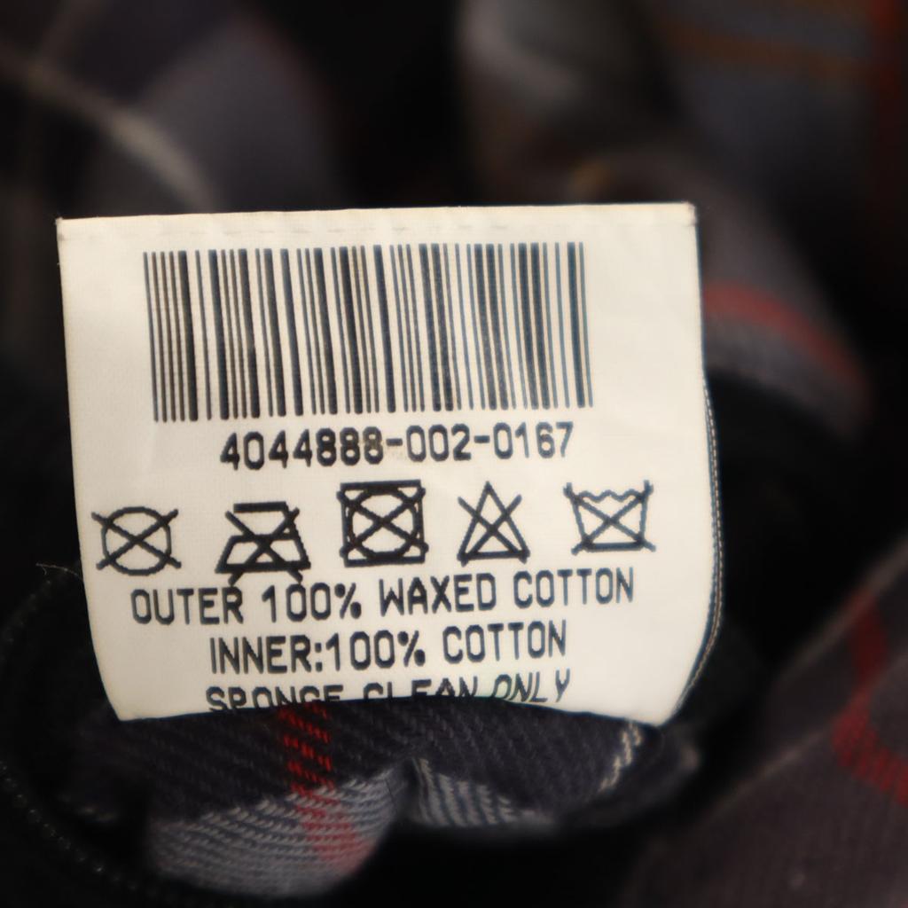 Barbour Made In the UK 3 Warrants SMU UTILITY Oiled Jacket 14 Black Wax Women Used