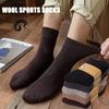 Winter Warm Wool Socks Thermal Thicker Fleece Skiing Socks Unisex Coldproof Anti-slip High Quality Outdoor Sports Long Socks