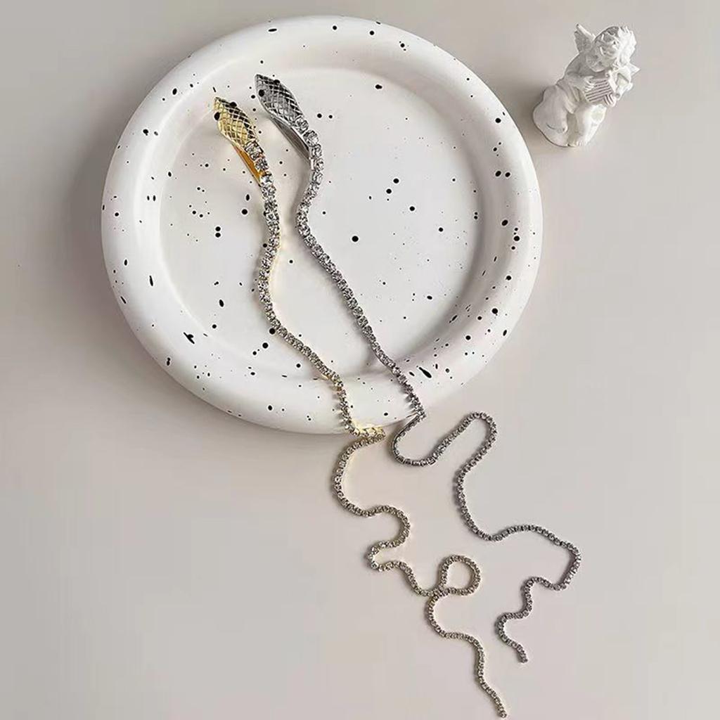 Snake Hairpins Cool Hair Accessories Headwear Elegant Snake Hair Clip Alloy Material Gift for Girls and Women