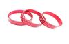Mitsubishi Delica D:5 Aluminum Air Conditioner Dial Cover Red Blue Dial Ring Garnish Interior Panel D5 (Dial Cover Red)