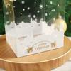 50pcs Transparent Gift Boxes with Handle Clear Treat Boxes for Festivals Parties Birthdays Weddings Gift Boxes for Party Wedding Graduation