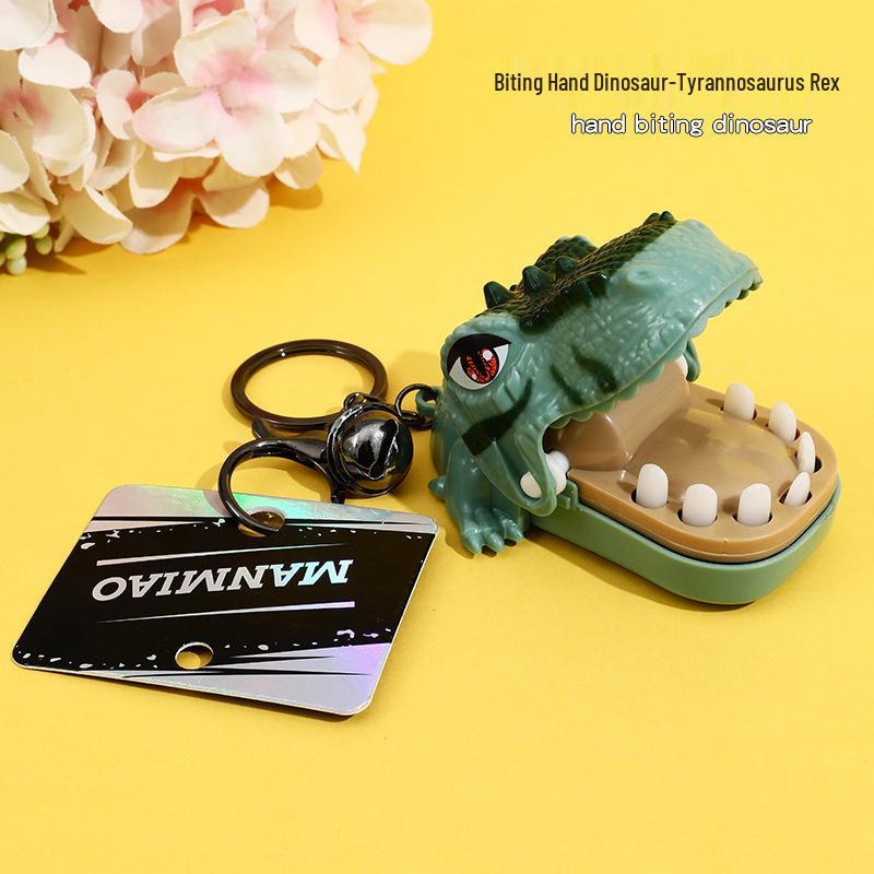 Dinosaur Toy Car Keychain and Bag Charm – A Fun Decompression Gift
